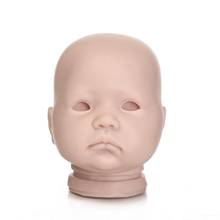 Kit de boneca reborn, modelo sem pintura, molde infantil, 22 polegadas, silicone, acessórios 2024 - compre barato