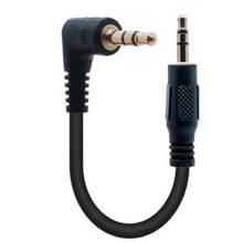 ¡Oferta! Cable de Audio macho a macho para coche, Conector de 3,5mm a 3,5mm, hdmi, ángulo recto de 90 grados, para auriculares MP3/4, cable auxiliar de 0,2 m 2024 - compra barato