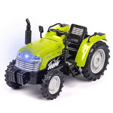 Carrinhos de brinquedo para agricultor, carrinhos de brinquedo fundido com som de luz para trator, coleção de carrinhos infantis 1:32 2024 - compre barato