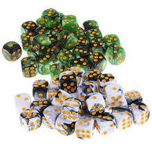 Set Of 60 Acrylic D6 Six-sided Dice For Board Game, Double Colors 2024 - buy cheap