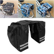 MTB Bicycle Double Side Rear Rack Carrier Bag Multifunctional Bike Trunk Bag Luggage Pannier Back Seat Cycling Bycicle Bag 2024 - buy cheap