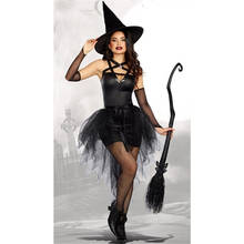2019 Halloween HOT Sexy Witch Costumes Adult Women Queen Carnival Party Cosplay Fancy Dress 2024 - buy cheap