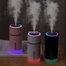 Mini humidificador de aire ultrasónico, fabricante de niebla USB, difusor de aceite esencial, nebulizador con lámpara LED de colores para oficina y hogar, 320ML 2024 - compra barato