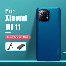 Чехол-накладка NILLKIN для Xiaomi Mi 11, 6,81 дюйма, матовый, жесткий 2024 - купить недорого