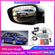 Car Blind Spot Mirror Radar Detection System BSD Microwave Blind Monitoring Assistant Driving Security For Honda CITY 2009-2014 2024 - buy cheap