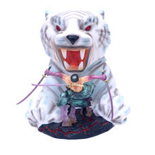 [Engraçado] anime one piece zoro & white tiger, figura de ação estátua pvc, brinquedo coleção de boneco monkey, presente para criança 2024 - compre barato