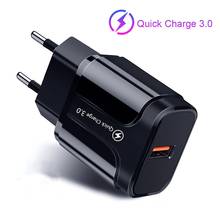 Universal 3A USB Charger Quick Charge 3.0 For iPhone EU US Wall Mobile Phone Charger Adapter Fast Charging For Samsung Xiaomi 2024 - buy cheap