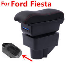Reposabrazos Central Universal para coche Ford Fiesta, caja de almacenamiento, portavasos, Cenicero, accesorios de modificación 2024 - compra barato