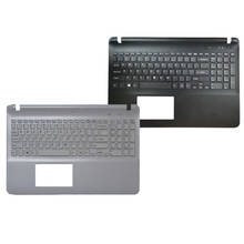 Клавиатура для ноутбука sony Vaio SVF152A29T SVF1521 SVF152C26L SVF153A1YL SVF15218CXW черный/белый с верхней крышкой для поддона 2024 - купить недорого
