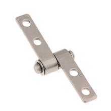 19mm Length Mounting Hole Dia 3.3mm 360 Degree Rotation Torque Friction Positioning Hinge with 4 Holes Silver Tone Left Side 2024 - buy cheap