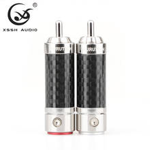 4 шт. 8 шт. RCA XSSH Audio YIVO Hi-End HIFI DIY 9 мм родиевое покрытие Штекерный аудио RCA разъем для аудиокабеля шнур 2024 - купить недорого