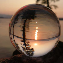 Bola de cristal decorativa, esfera transparente K9 ideal para fotografía y decoración del hogar 2024 - compra barato