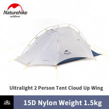 Naturehike-tienda de campaña ultraligera para 2 personas, para acampar al aire libre, para las 4 estaciones, portátil, 15D 2024 - compra barato