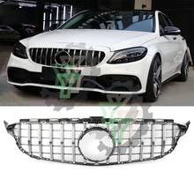 Front Bumper Grille Upper racing Grill For Mercedes-Benz C Class W205 C205 C200 C250 C300 C350 2015 2016 2017 2018 Car Accessory 2024 - buy cheap