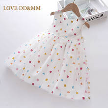 LOVE DD&MM Girls Dress Summer Kids Casual Color Geometric Graphics Print Princess Outfits Children Clothing Baby Costumes Dress 2024 - buy cheap
