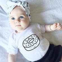 Donut Printing New Born Baby Clothes  Baby Girl Clothes Romper Toddler Clothing Infant Kids Boys Jumpsuit Outfits 2024 - buy cheap