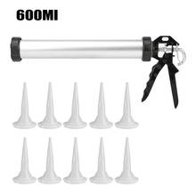 11-piece sealant caulking tool 600ml caulking gun caulking nozzle for home decoration and construction 2024 - купить недорого