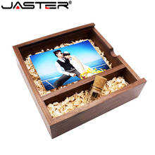 JASTER  Maple Photo Unique Album Usb+box Usb Flash Drive Pendrive 8GB 16GB 32GB 64GB 128GB Photography Gift 1 PCS Free LOGO 2024 - buy cheap