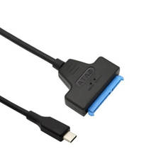 Type C/USB3.0 To SATA 22pin Cable Type-C Cable Adapter External HDD 2.5" Hard Drive Disk Converter For Macbook 2024 - buy cheap