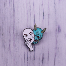 Hannya mask pin details the jealous woman turning into a horrible demon 2024 - buy cheap