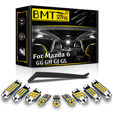 BMTxms Canbus Автомобильный светодиодный внутренний Купол Карта багажник освесветильник комплект обновления автомобильная лампа для Mazda 6 GG GH GJ GL седан люк 2003-2020 2024 - купить недорого