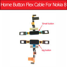 Home Button Flex Cable For Nokia 8 2016 TA1012 Menu Touch Return keypads Flex Cable Repair Parts 2024 - buy cheap