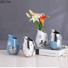 White Ceramic Mini Vases Ornaments Flower Pot Home Decor Modern Floral Arrangement Desk Decoration Porcelain Relief Flower Vase 2024 - buy cheap