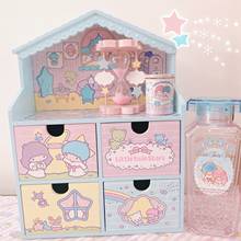 New Japan Animie Twin Stars Jewelry Box cosmetic Storage box Doll House Drawer display cabinet 2024 - compre barato