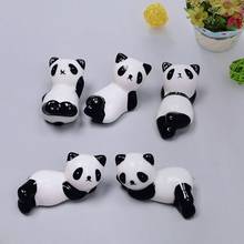 Soporte de cerámica con forma de Panda para palillos, accesorios de cocina, estante para vajilla, regalos, 1 unidad 2024 - compra barato