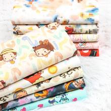 45cm * 110cm algodão dos desenhos animados japoneses impresso tecido material de costura estofando retalhos bordado diy artesanal saco de pano 2024 - compre barato