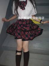 New Gothic Harajuku Rock Lace Cake Skirts Black Red Plaid Fashion Sweet Punk High Waist Kawaii Mini Hot Girls Skirts 2024 - buy cheap