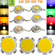 20 pçs/lote super brilhante 1w/3w led chips lâmpada do diodo quente branco/legal/vermelho/azul/amarelo/verde para led spotlight alta potência 2024 - compre barato