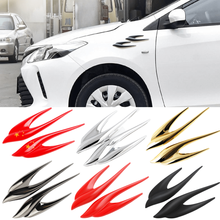 3D Car Sticker Swallow Emblem Fender Side Decals Decoration For Hyundai I30 Tucson Ford Fiesta Focus Chevrolet Cruze Honda Civic 2024 - buy cheap