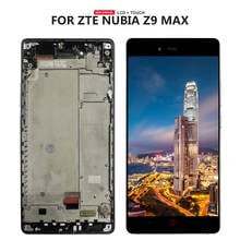 5.5 "lcd com moldura para zte nubia z9 max nx510j nx512j display lcd de tela toque sensor digitador assembléia com ferramentas 2024 - compre barato