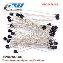 20pcs mf52at mf52 b 3950 ntc thermistor resistor térmico 5% 1k 2k 3k 4.7k 5k 10k 20k 47k 50k 100k 2024 - compre barato