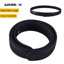 1.5inch Tactical Inner Belt Adjustable Nylon Men Sports Waist Belt with Hook and Loop Military Hunting Shooting Accessories 2024 - buy cheap