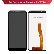 BKparts протестирован для Vodafone Smart N9 vfd720 VF720 VF 720 VFD-720 жк-дисплей сенсорный экран дигитайзер полная сборка 2024 - купить недорого