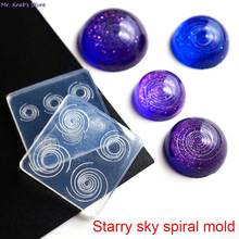 Transparent Silicone Mould Resin Decorative Craft DIY Starry Sky Spiral Mold Epoxy Resin Molds For Jewelry Making Filling 2024 - buy cheap