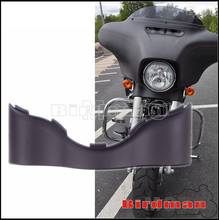 1X Motorcycle Matte Black Plastic Batwing Lower Skirt Fairing Trim For Harley Touring Electra Street Glide Ultra Limited 14-2020 2024 - buy cheap