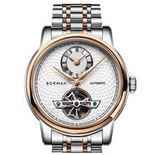 BORMAN-Reloj de pulsera automático para hombre, de marca de lujo, reloj mecánico de viento automático, resistente al agua, con esqueleto 2024 - compra barato