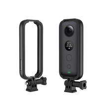 Borde de marco protector para cámara Insta 360 One X, soporte de casco de motocicleta para interfaz GoPro 2024 - compra barato