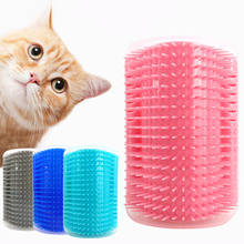 Pet Products Cat Supplies Cat Pet Self Groomer Brush Wall Corner Grooming Hair Comb Massage Tool Cat Scratcher Dropshipping 2024 - buy cheap