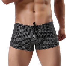 Biquínis de verão para homem, roupa de banho para menino, calções de boxer, sungas, praia, homens 2024 - compre barato