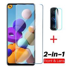 2-in-1 For Samsung Galaxy M11 Glass For Samsung A51 Tempered Glass For Samsung A51 A71 A31 A10 A30 A50 S M21 M31 M11 Lens Glass 2024 - buy cheap