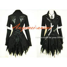 fondcosplay tripp Fashion Hiphop Gothic Lolita Punk Fashion black cotton Jacket Dress Cosplay Costume Tailor-made[CK485] 2024 - buy cheap