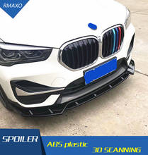 For BMW X1 Body kit spoiler 2018-2020 For BMW X1 F48 3D ABS Rear lip rear spoiler front Bumper Diffuser Bumpers Protector 2024 - buy cheap