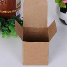 50 шт. картонная коробка из крафт-бумаги для ювелирных изделий, Подарочная коробка для конфет, Подарочная коробка, мыло в упаковке, белая упаковка, Упаковочная бумажная коробка 2024 - купить недорого
