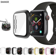 Capa com cobertura total para apple watch, capa protetora para iwatch séries 5 4 40mm 44mm 2024 - compre barato