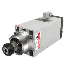 Square hot sale 4.5KW air cooled spindle motor 18000RPM ER32 220V for woodworking cnc router 2024 - buy cheap