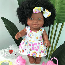 Baby Movable Joint African Doll Toy Black Doll Best Gift Toy Christmas Gift Playmate Boneca menina Baby Dolls Toys for Girls 2024 - buy cheap